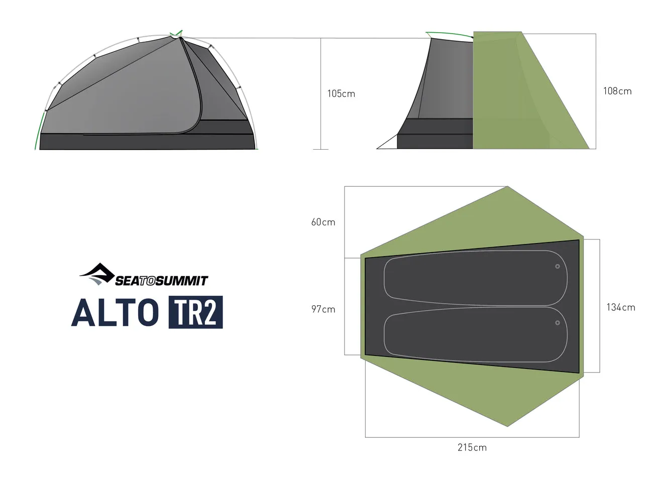 Alto TR2 - Two Person Ultralight Tent