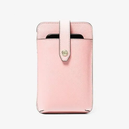 Bag Michael Michael Kors For Smartphone In Saffiano Leather, pink