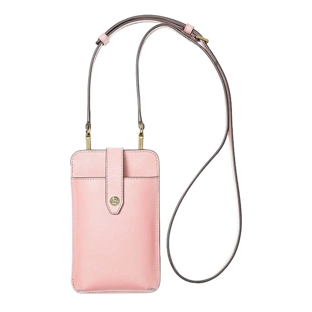 Bag Michael Michael Kors For Smartphone In Saffiano Leather, pink