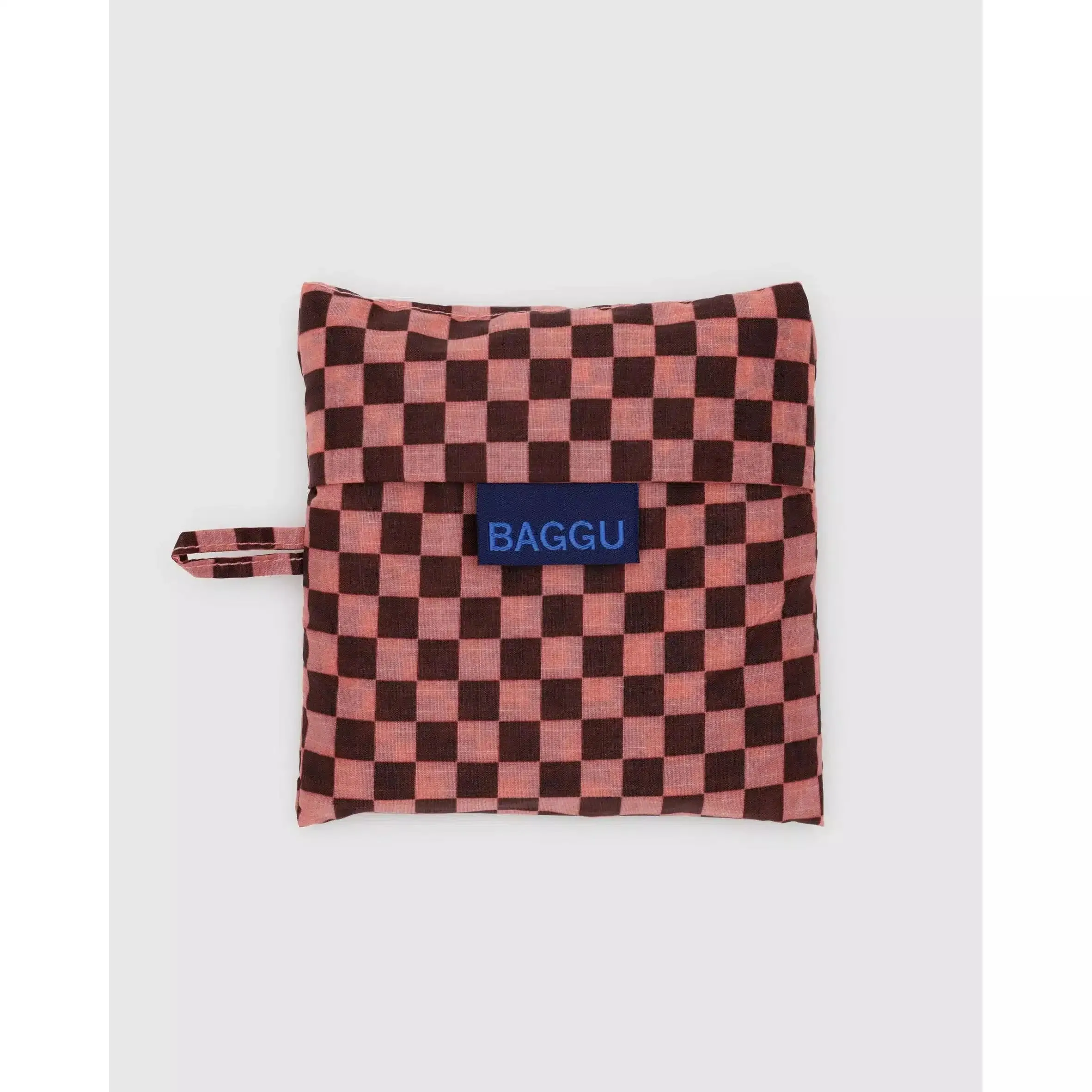 Baggu - Standard Baggu reusable bag - Pink Brown Check