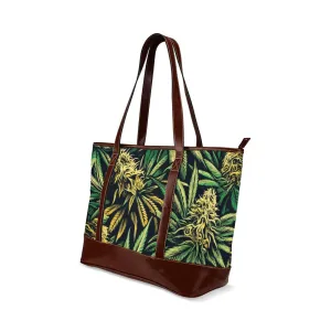 Big Buds Leathery Tote