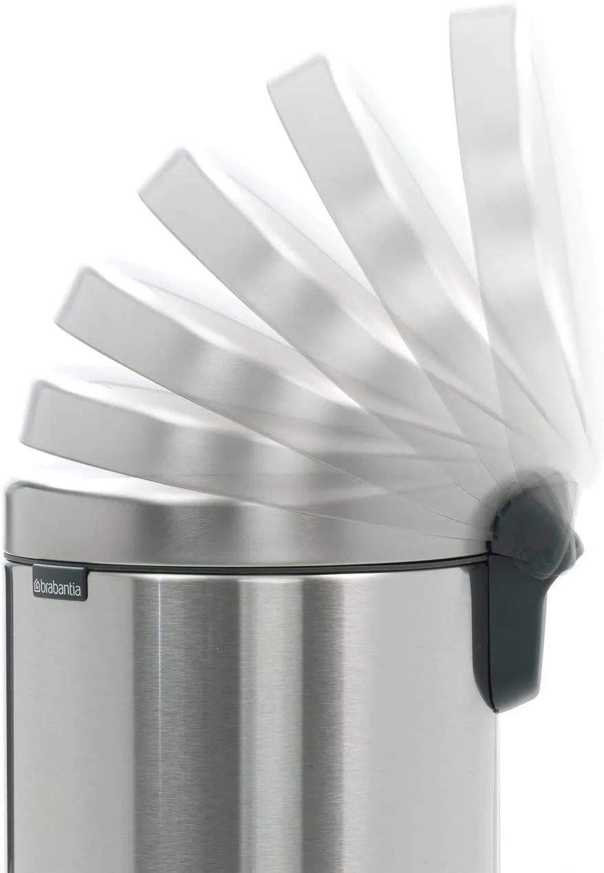 Brabantia NewIcon Step Trash Can – White – 1.3 Gal