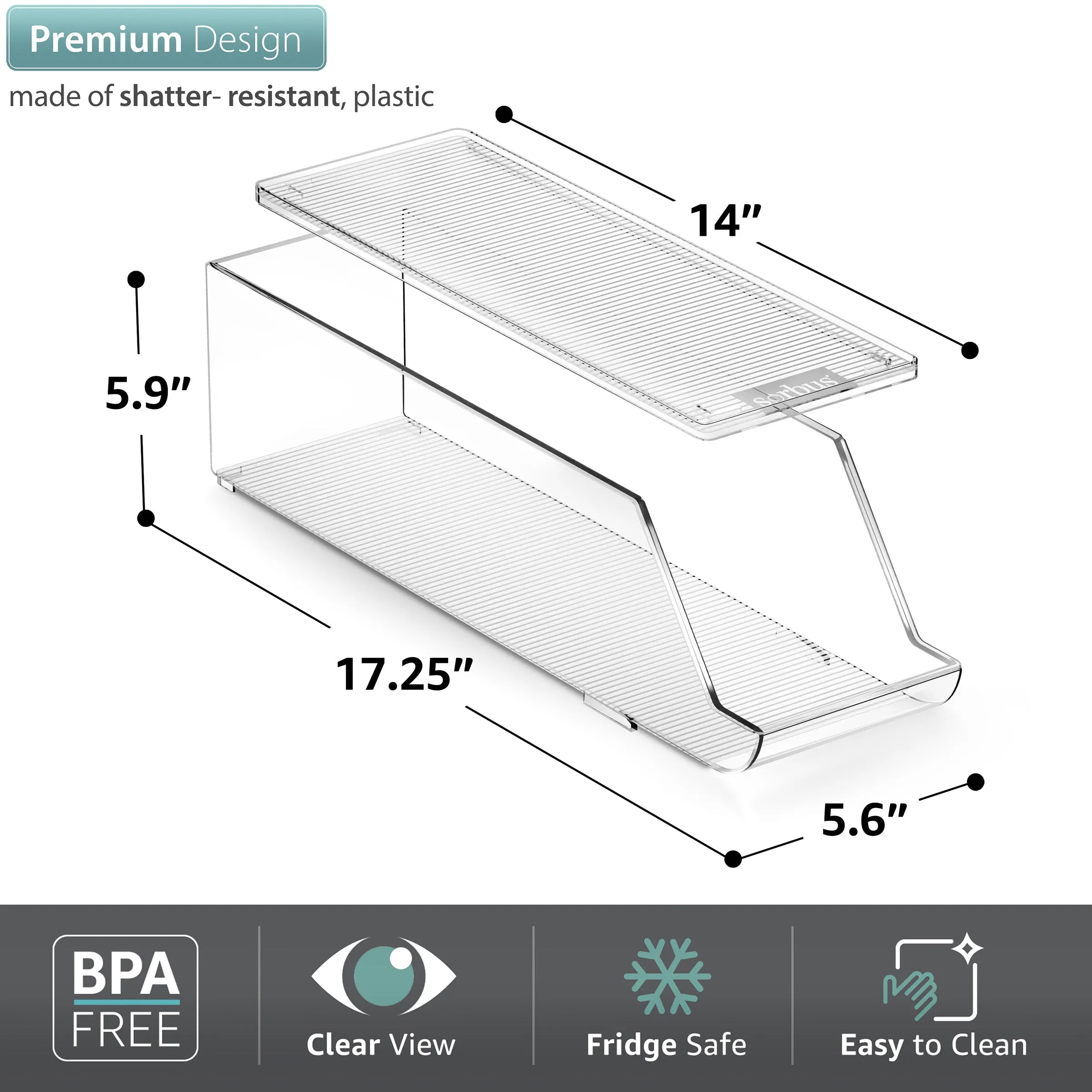 Can Organizer and Egg Holder Set