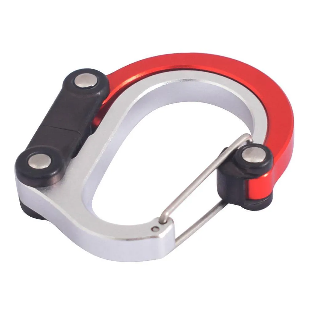 Carabiner Clip and Hook (Medium) | for Camping, Backpack, and Garage