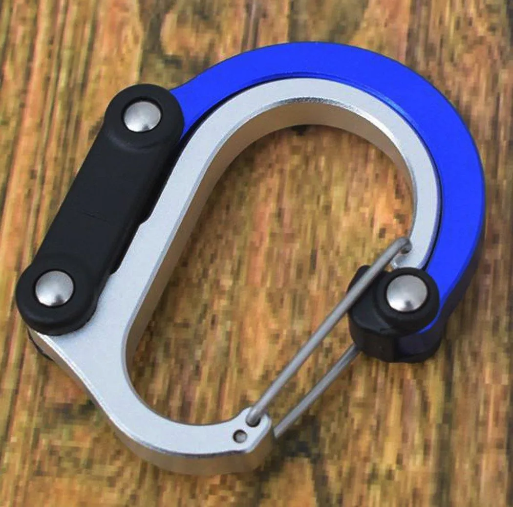 Carabiner Clip and Hook (Medium) | for Camping, Backpack, and Garage