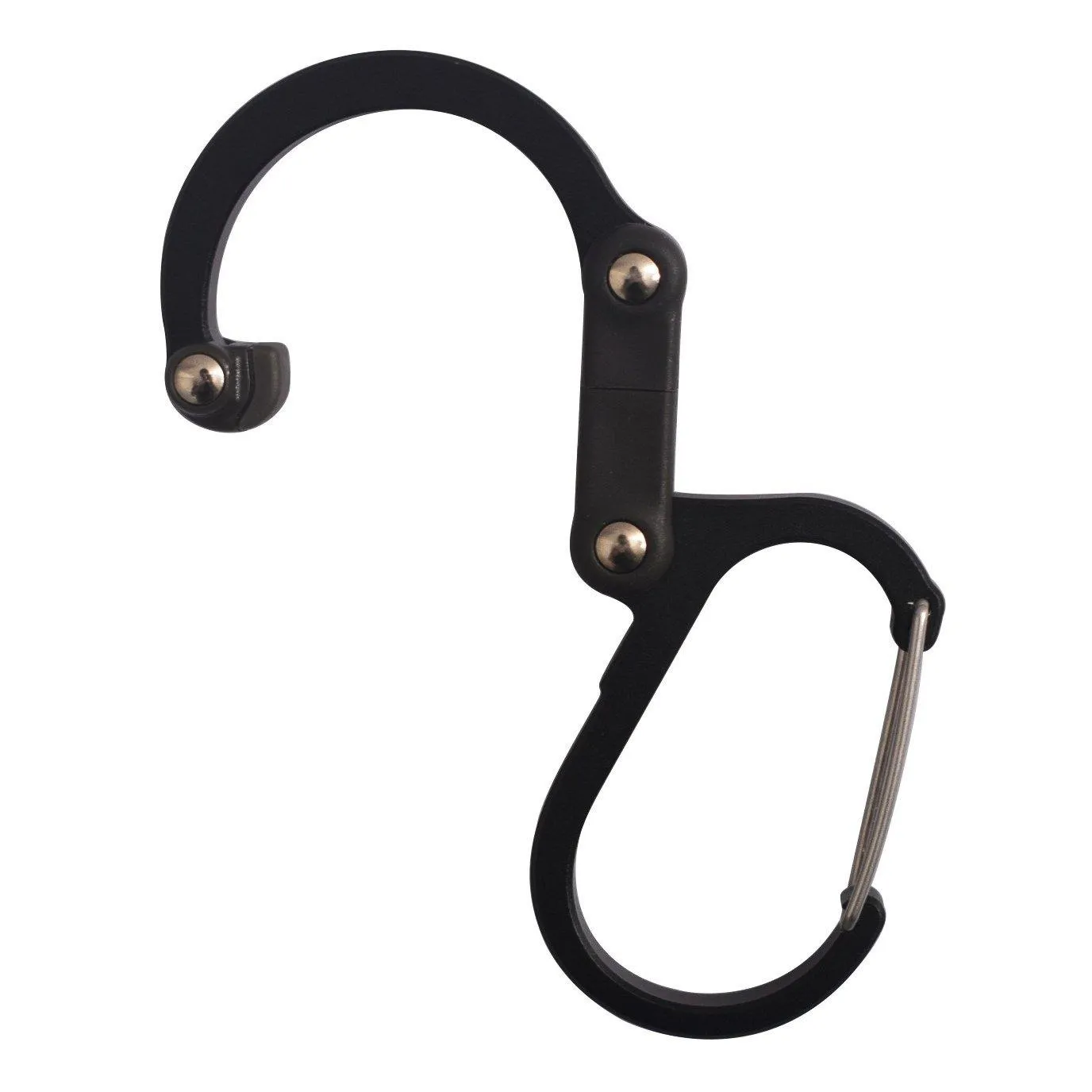 Carabiner Clip and Hook (Medium) | for Camping, Backpack, and Garage