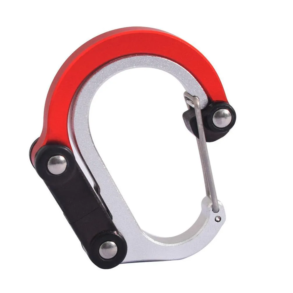 Carabiner Clip and Hook (Medium) | for Camping, Backpack, and Garage