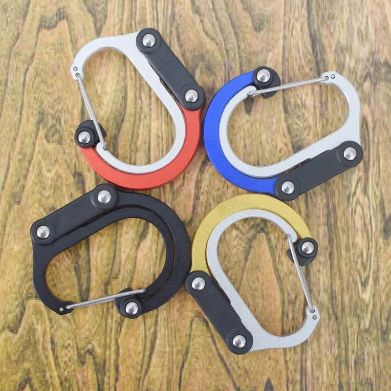 Carabiner Clip and Hook (Medium) | for Camping, Backpack, and Garage