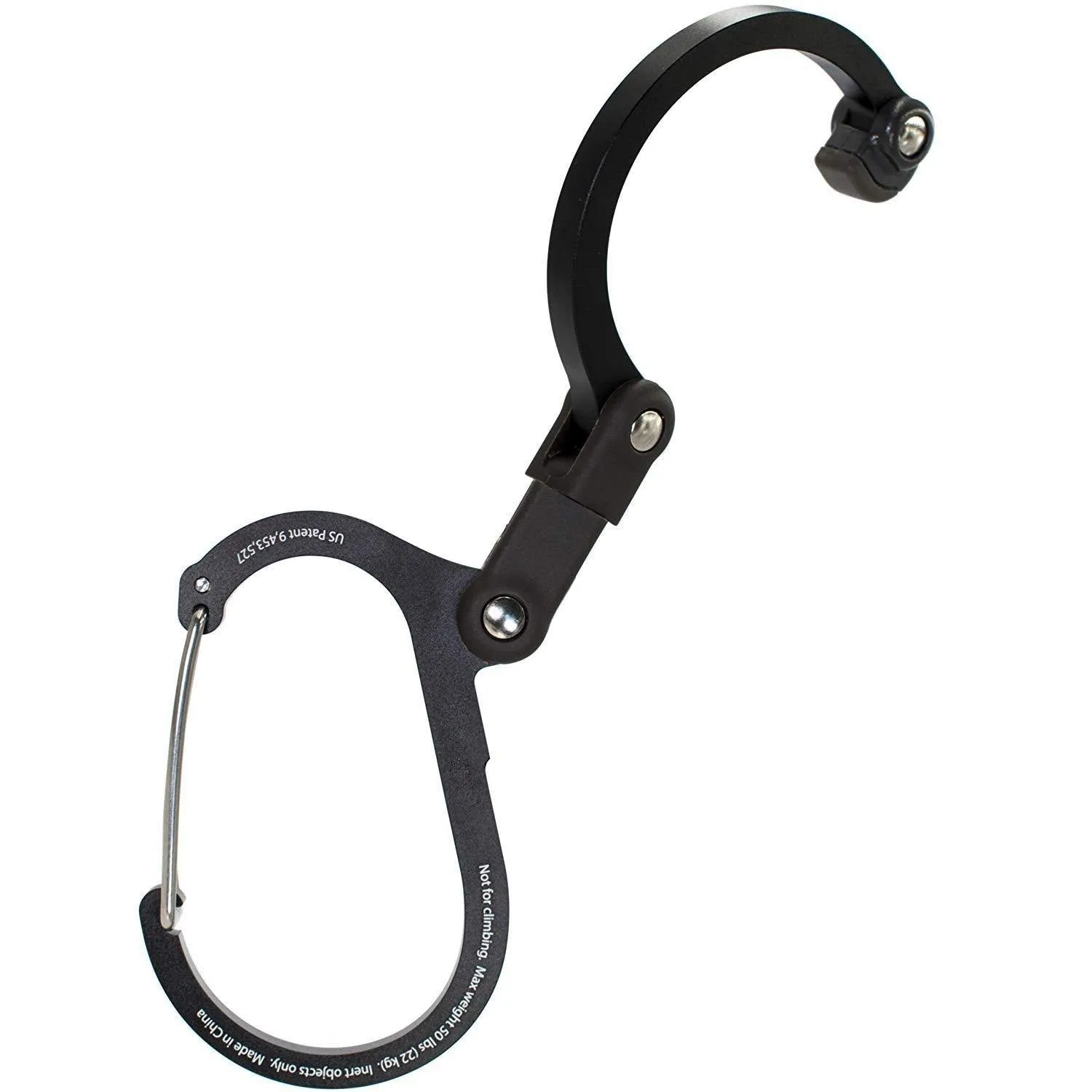 Carabiner Clip and Hook (Medium) | for Camping, Backpack, and Garage