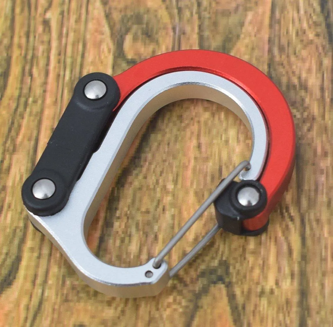 Carabiner Clip and Hook (Medium) | for Camping, Backpack, and Garage