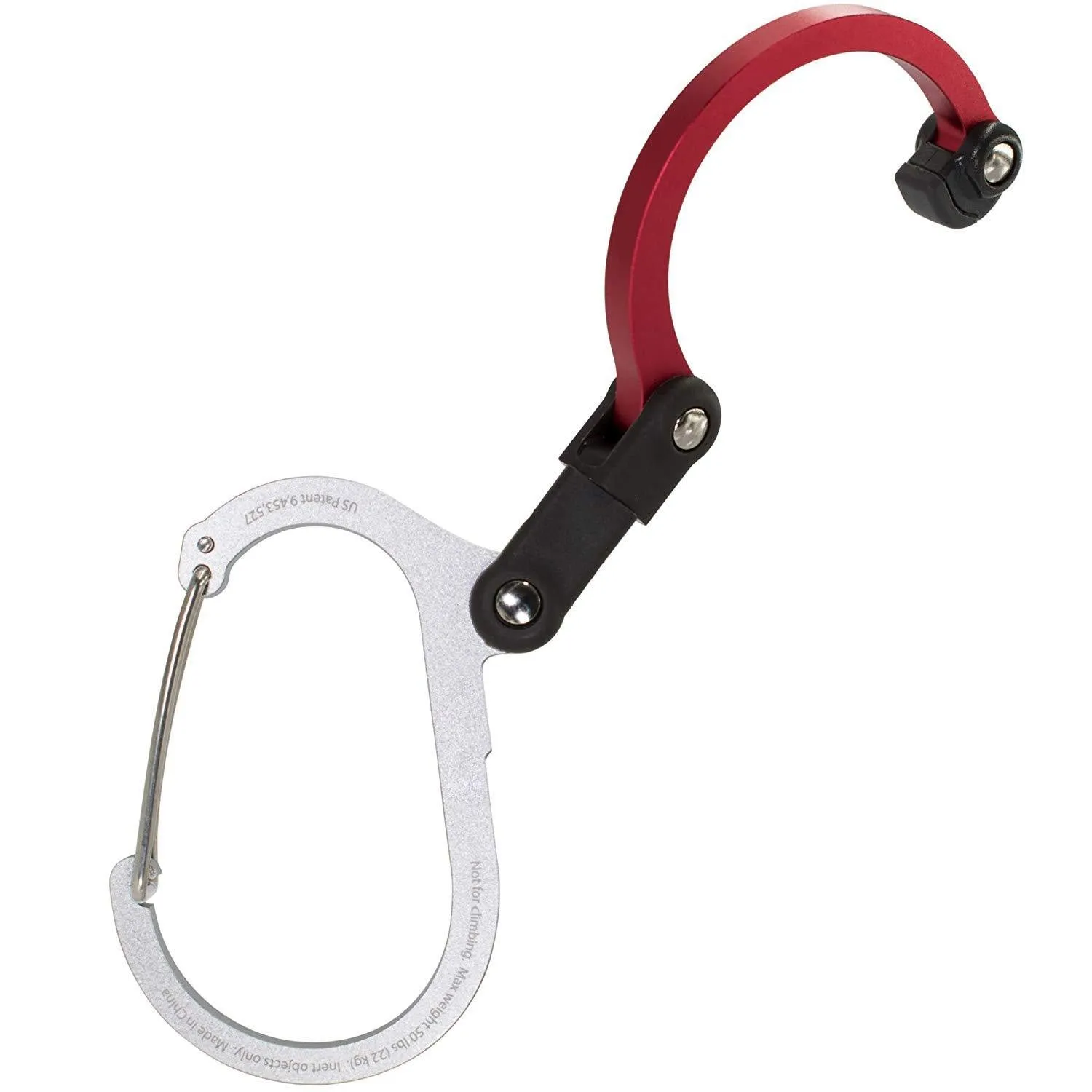 Carabiner Clip and Hook (Medium) | for Camping, Backpack, and Garage