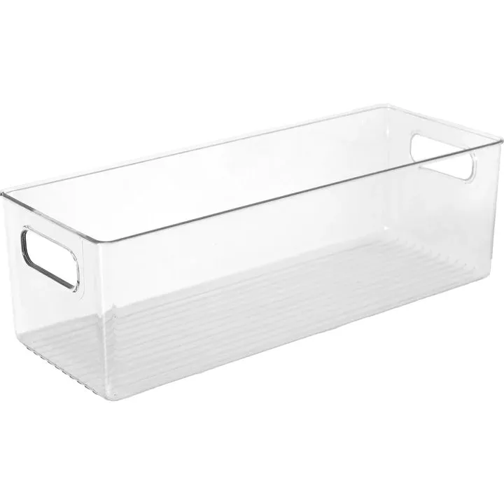 Clear Lucite Organizing Bins 1pc