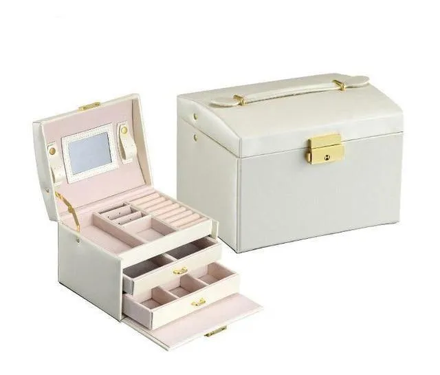 Euro Princess Leather Jewellery Box