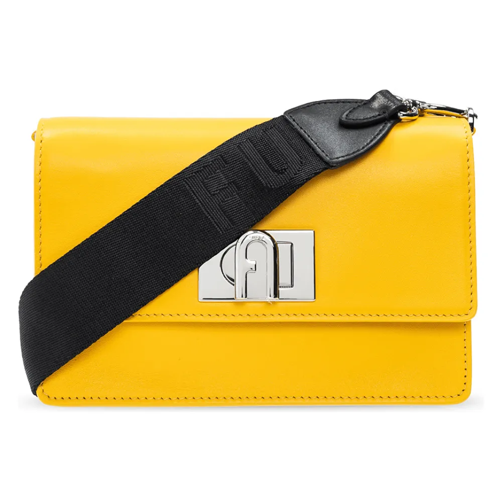 Furla 1927 Soft Small Crossbody Bag - Polline Yellow