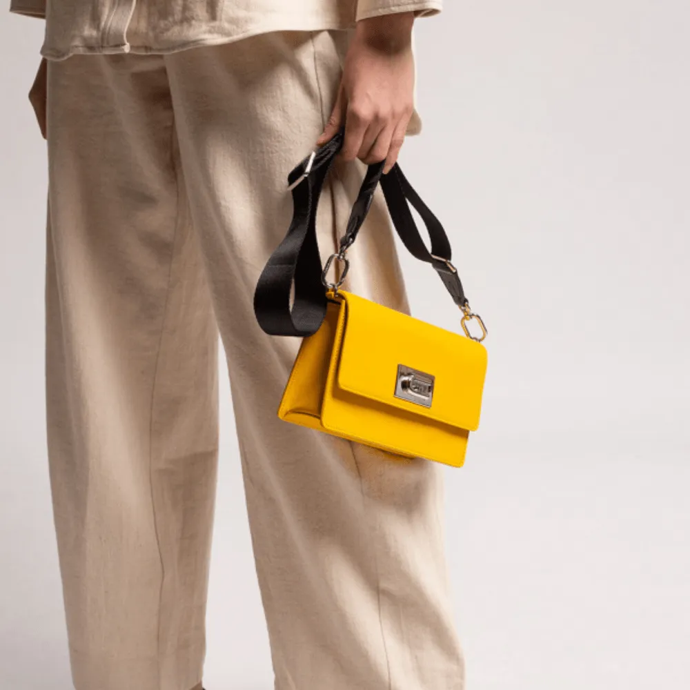 Furla 1927 Soft Small Crossbody Bag - Polline Yellow