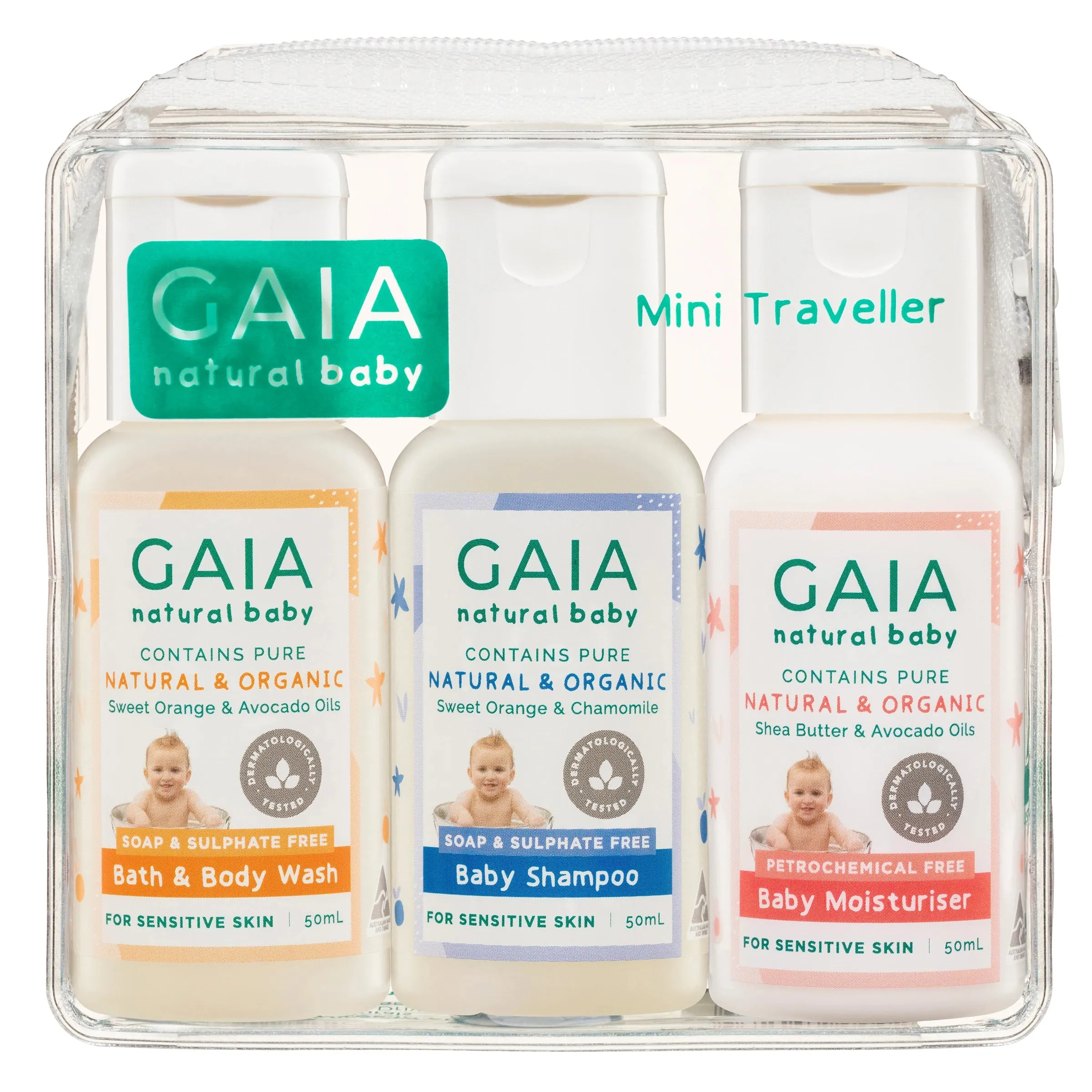 GAIA Mini Traveller Set 3 x 50ml Exp: