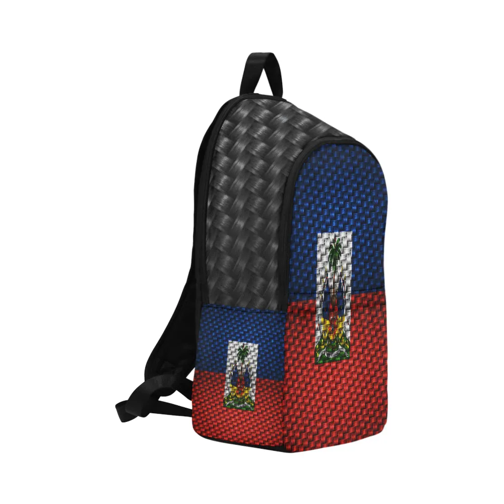 HAITI FLAG Fabric Backpack