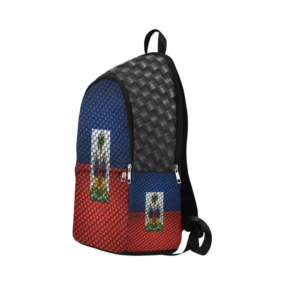 HAITI FLAG Fabric Backpack