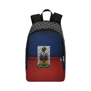 HAITI FLAG Fabric Backpack