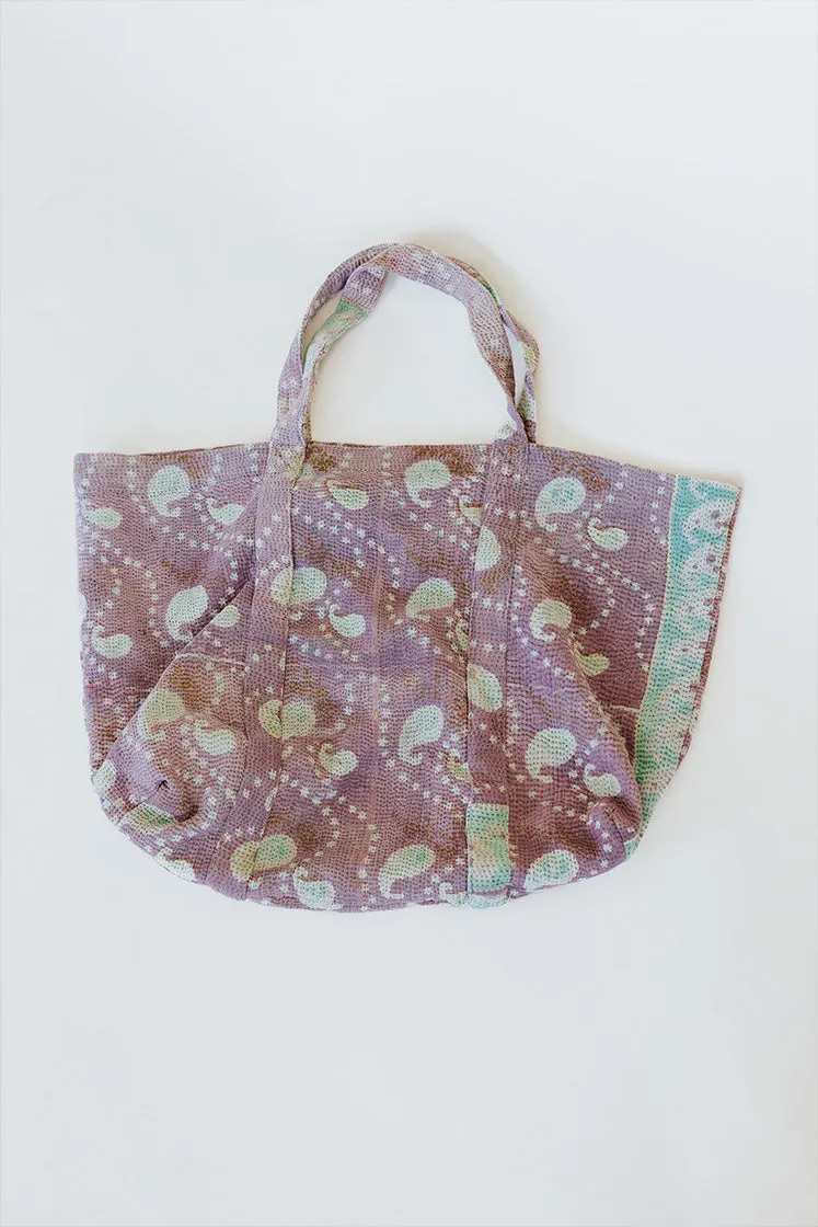 Kantha Large Tote - #4