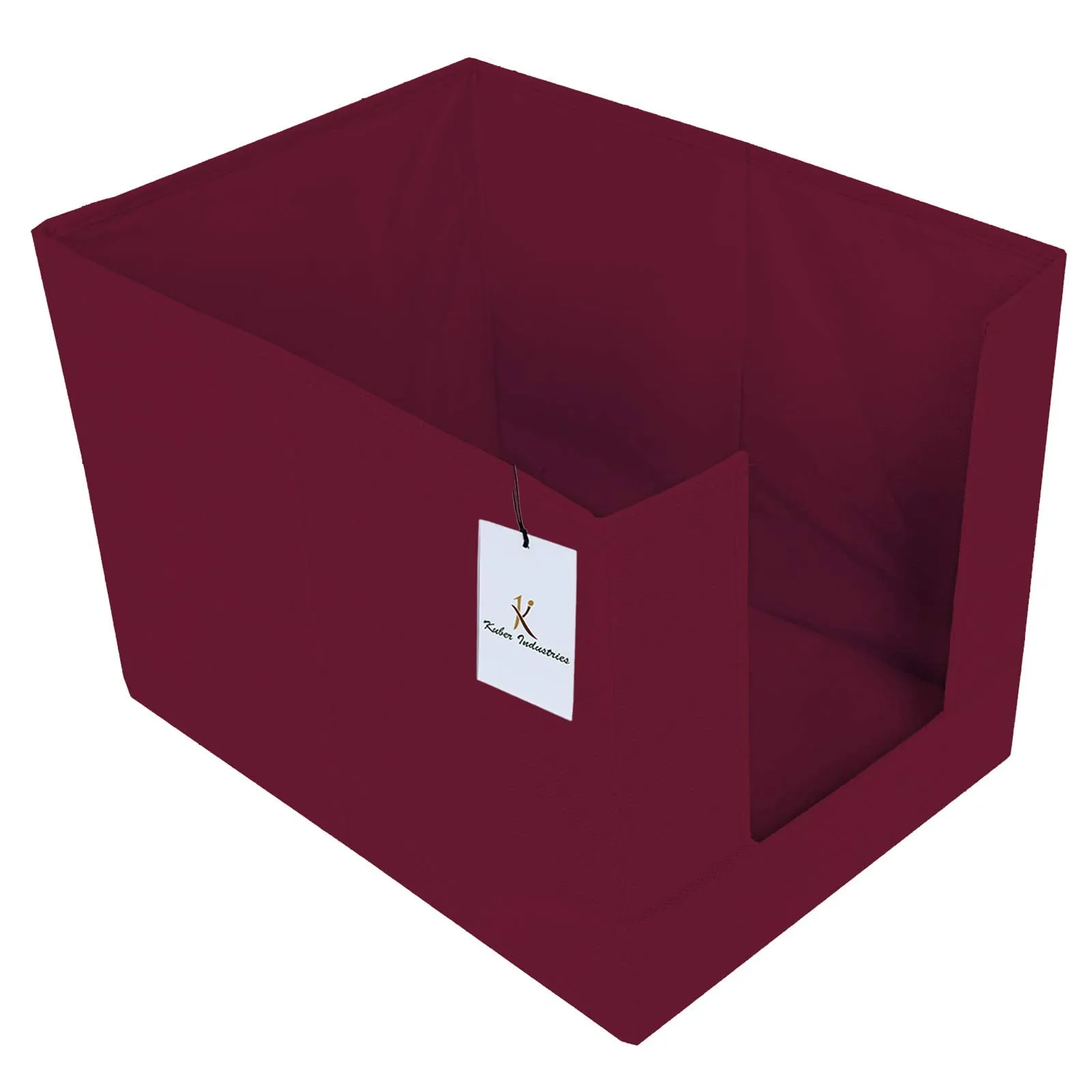 Kuber Industries Non Woven Shirt Stacker Wardrobe Organizer Set, Maroon-CTLTC31840