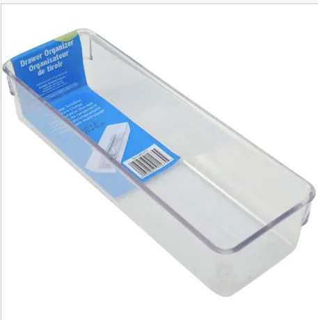 L Gourmet Clear Drawer Organizer 10x3"