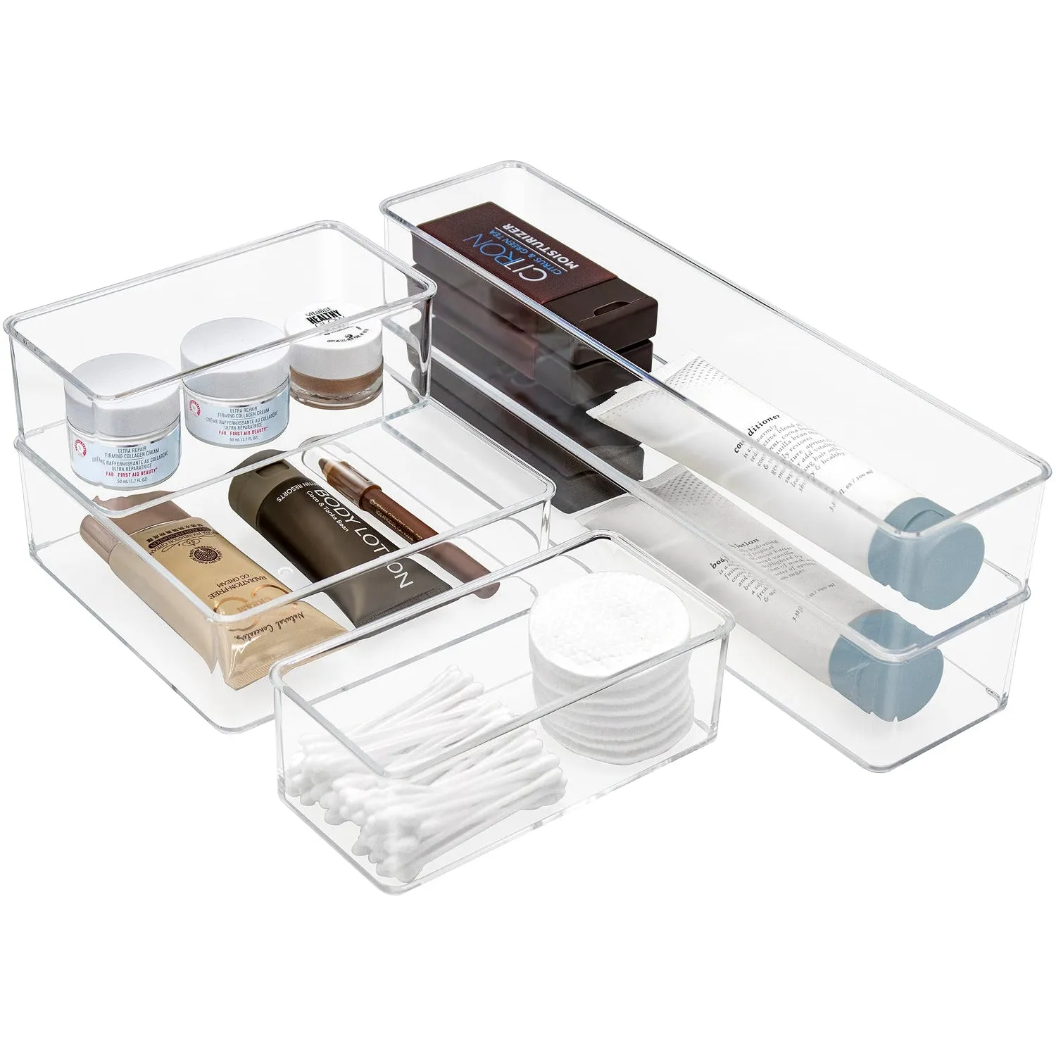 Makeup Vanity Organizers (5 Pc)