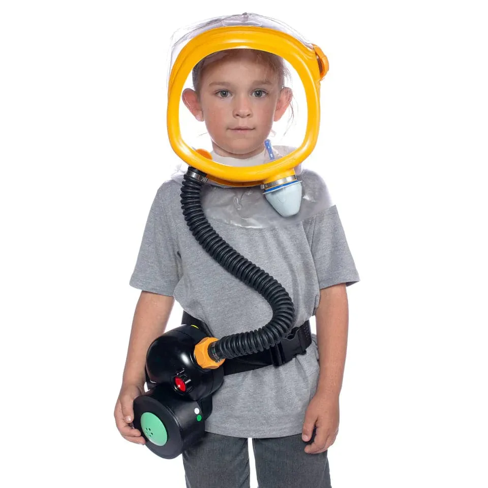 MIRA SAFETY CM-3M CBRN Child Escape Respirator / Infant Gas Mask with PAPR