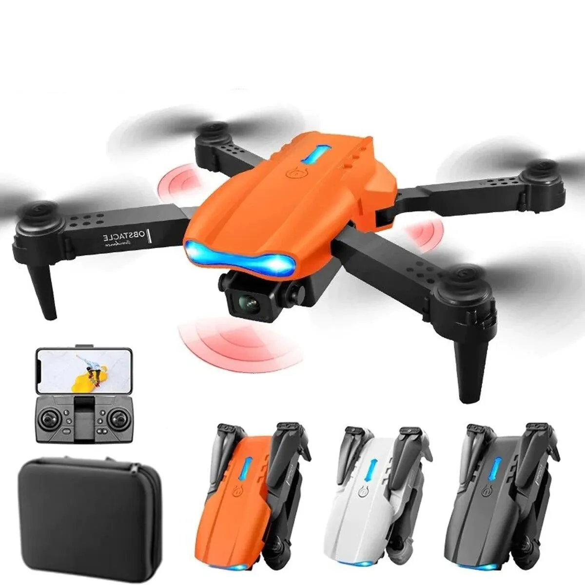 MMQuadAirX™ 4K Ultra-HD Dual Camera GPS Drone - Quadcopter, 4G, Pro, Foldable RC