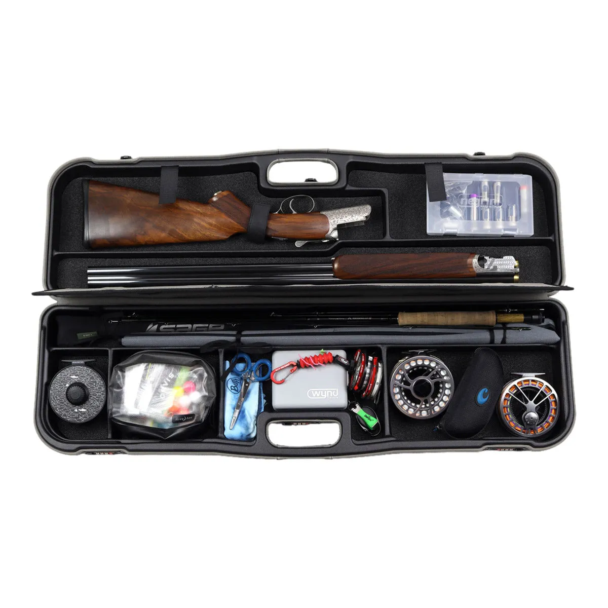 Negrini Cast & Blast Fly Fishing and Shotgun 32" Travel Case