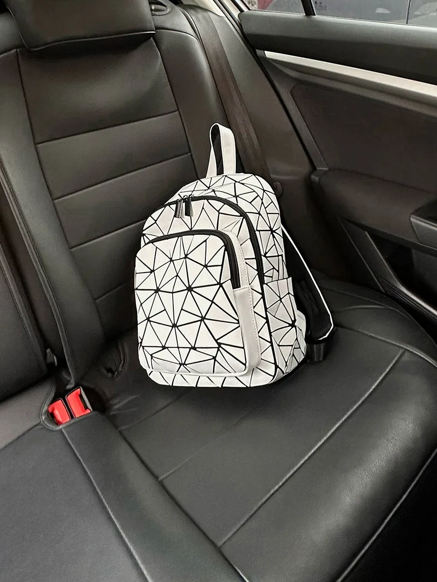 Niche Style Cdiwri & Kari2024 New Arrival Trendy Travel Quilted Backpack Female College Student Schoolbag Lightweight Backpack