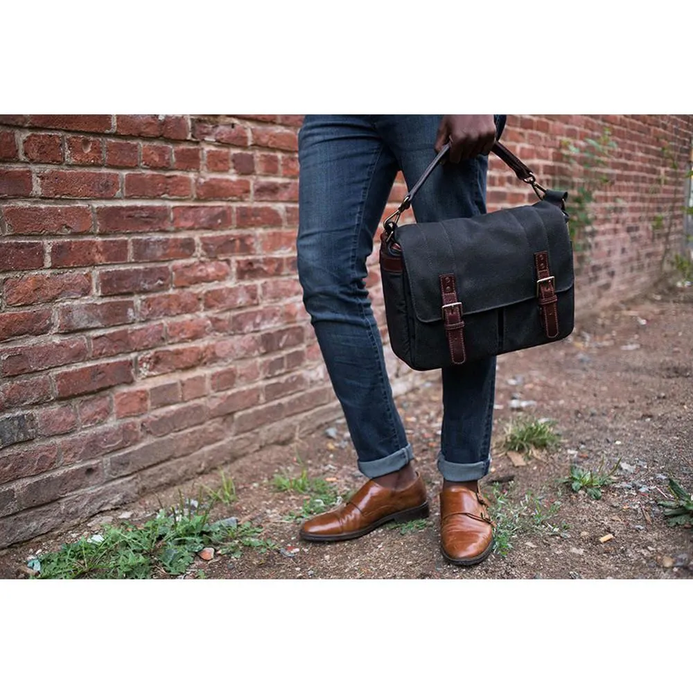 ONA Prince Street Camera & Laptop Messenger Bag - Black (ONA5-024BL )