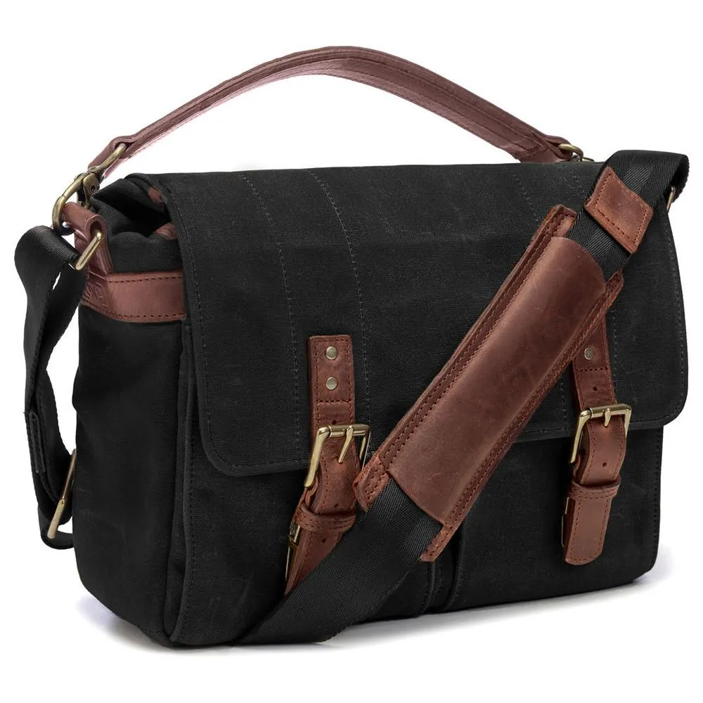 ONA Prince Street Camera & Laptop Messenger Bag - Black (ONA5-024BL )