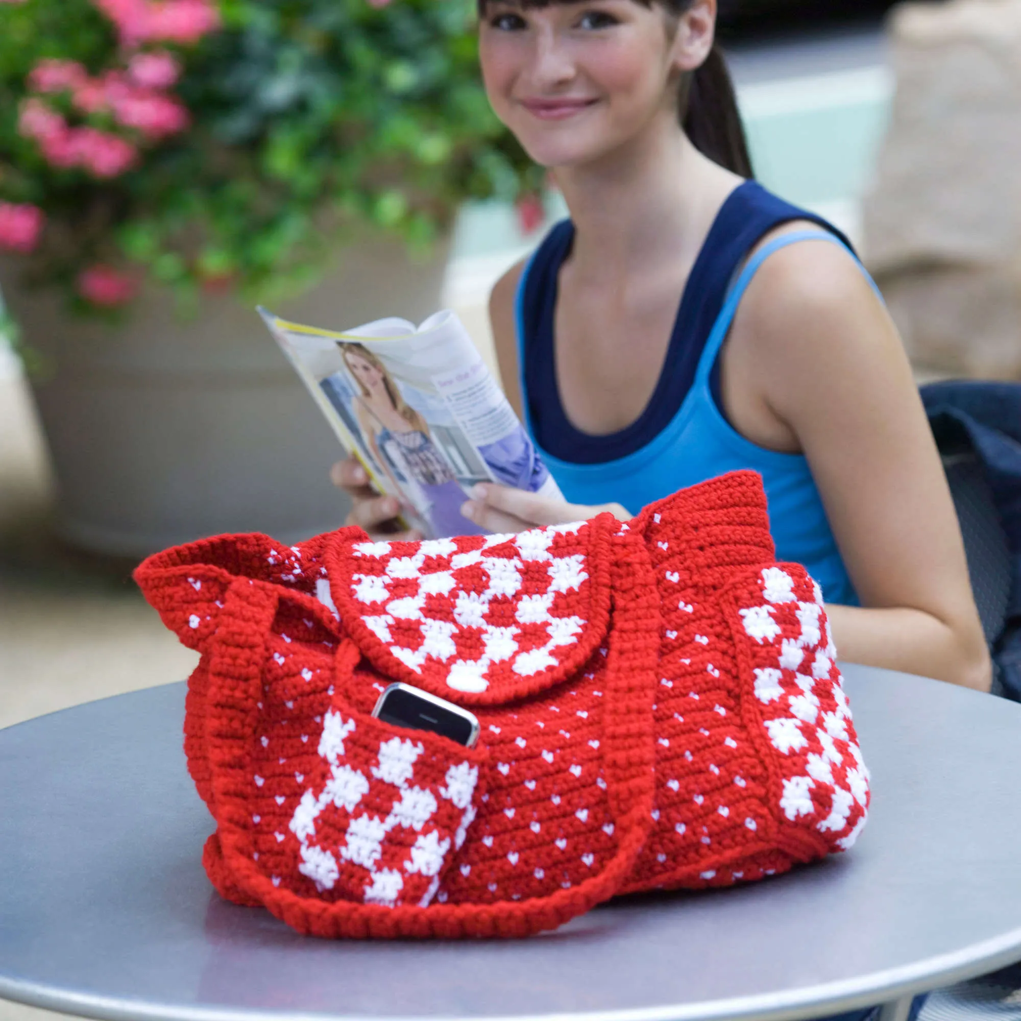 Red Heart Crochet Everyday Tote