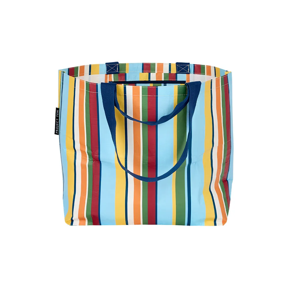 Retro Stripe Medium Tote