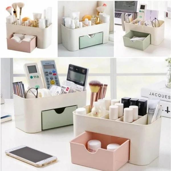 Saving Space Desktop Storage Case With Drawer