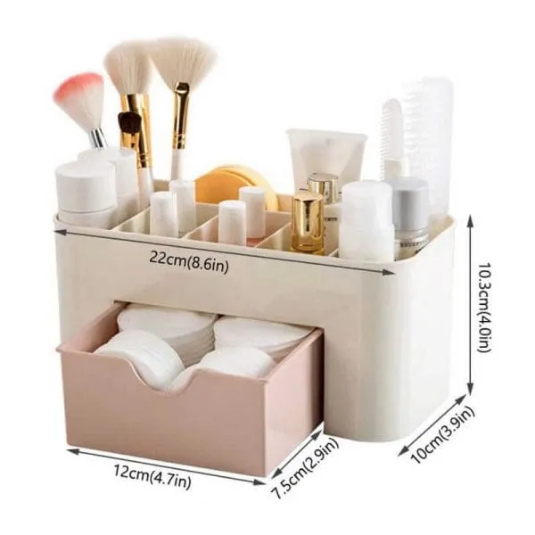 Saving Space Desktop Storage Case With Drawer