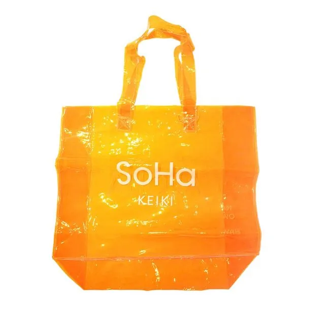 SoHa Keiki Clear Tote Large, Orange