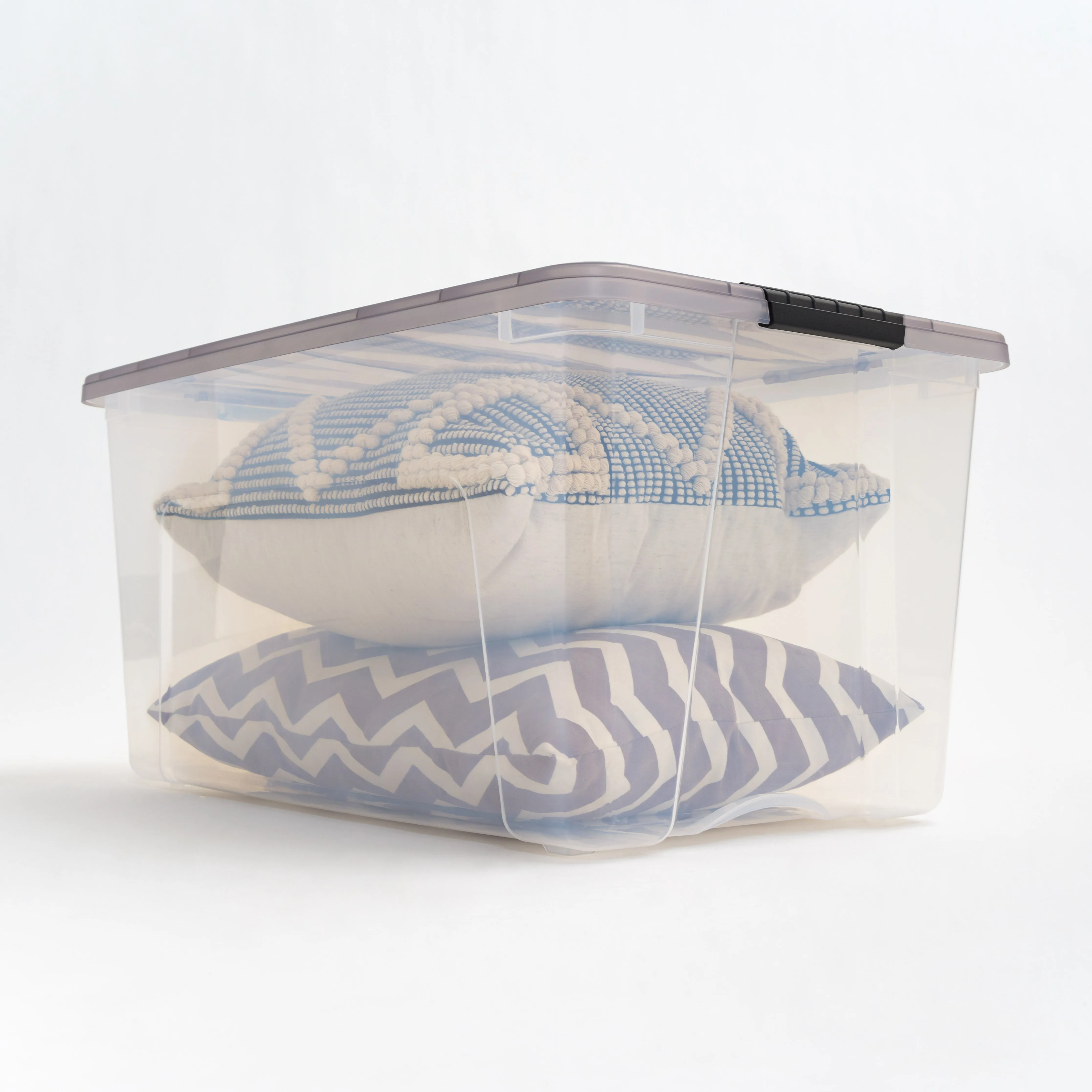 Stack & Pull Clear storage Box 3 Pack - 18 gal. (72 qt.)