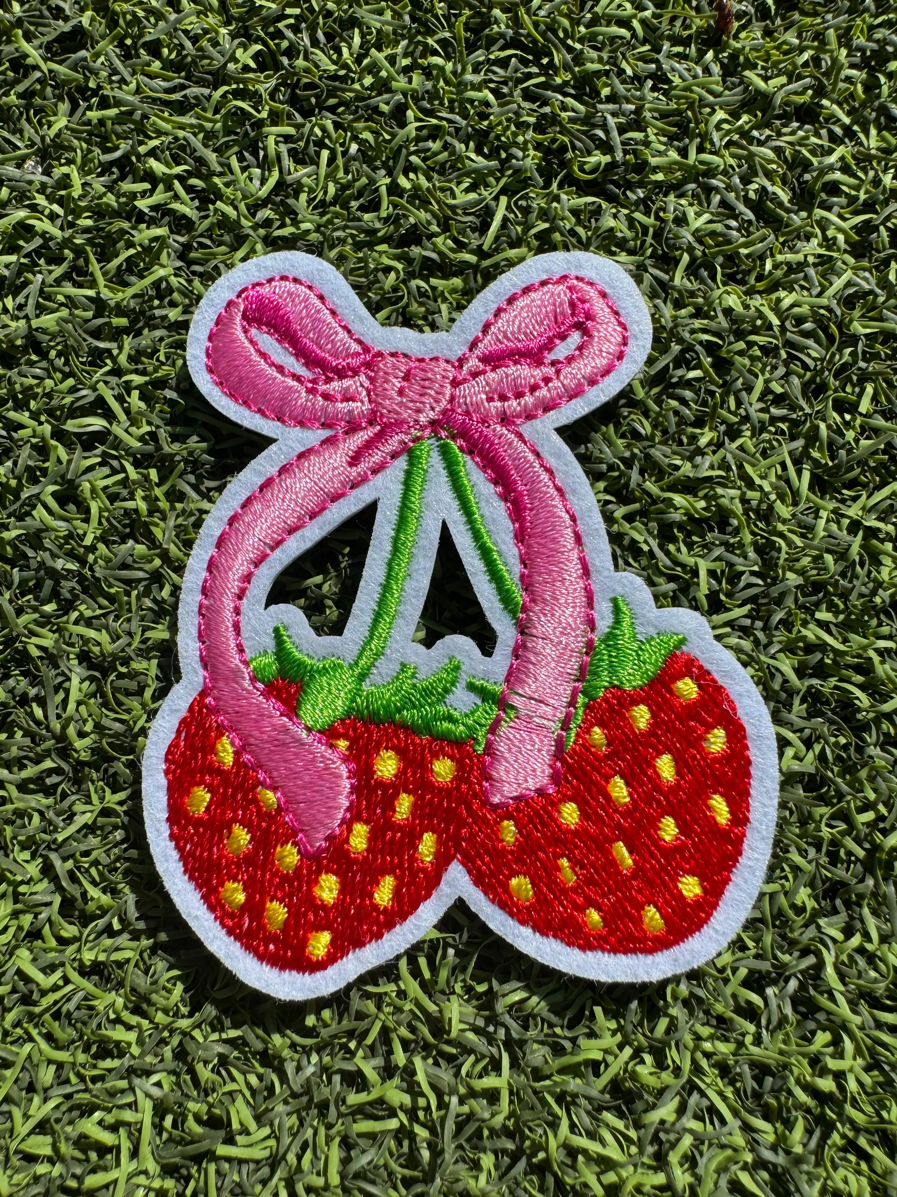 Strawberry Iron On Patches (Various Options)