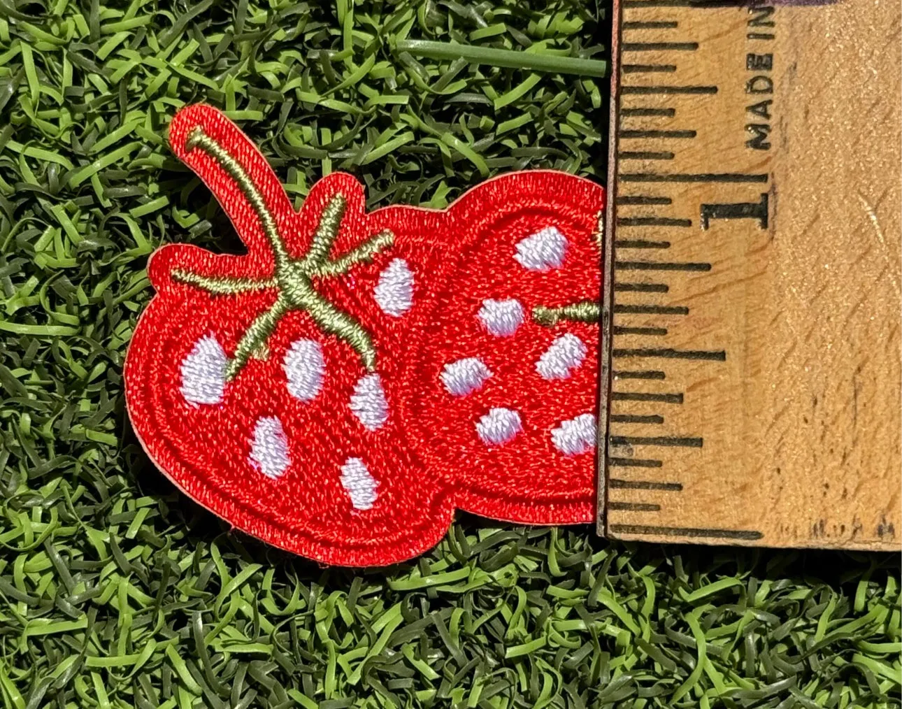 Strawberry Iron On Patches (Various Options)