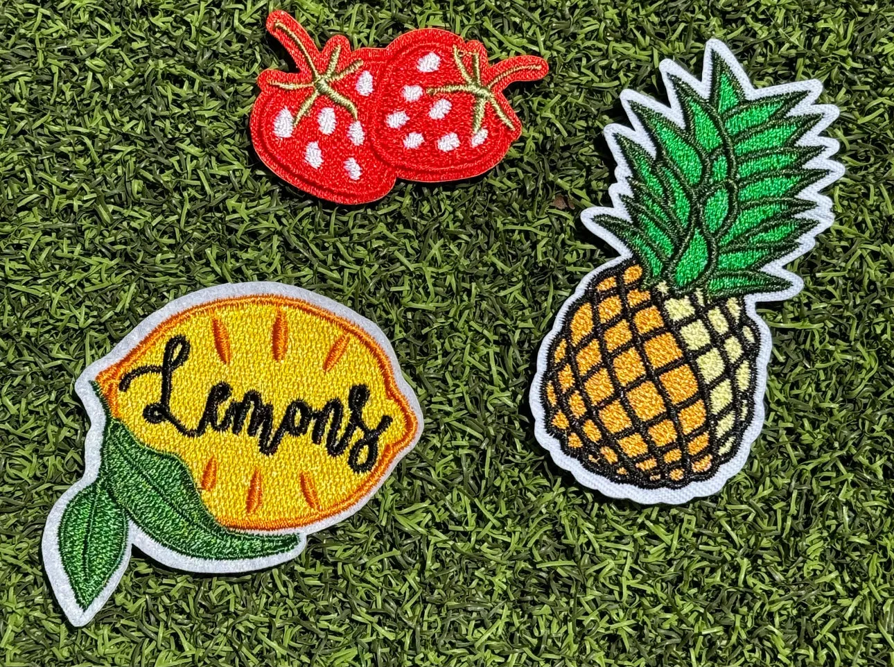 Strawberry Iron On Patches (Various Options)