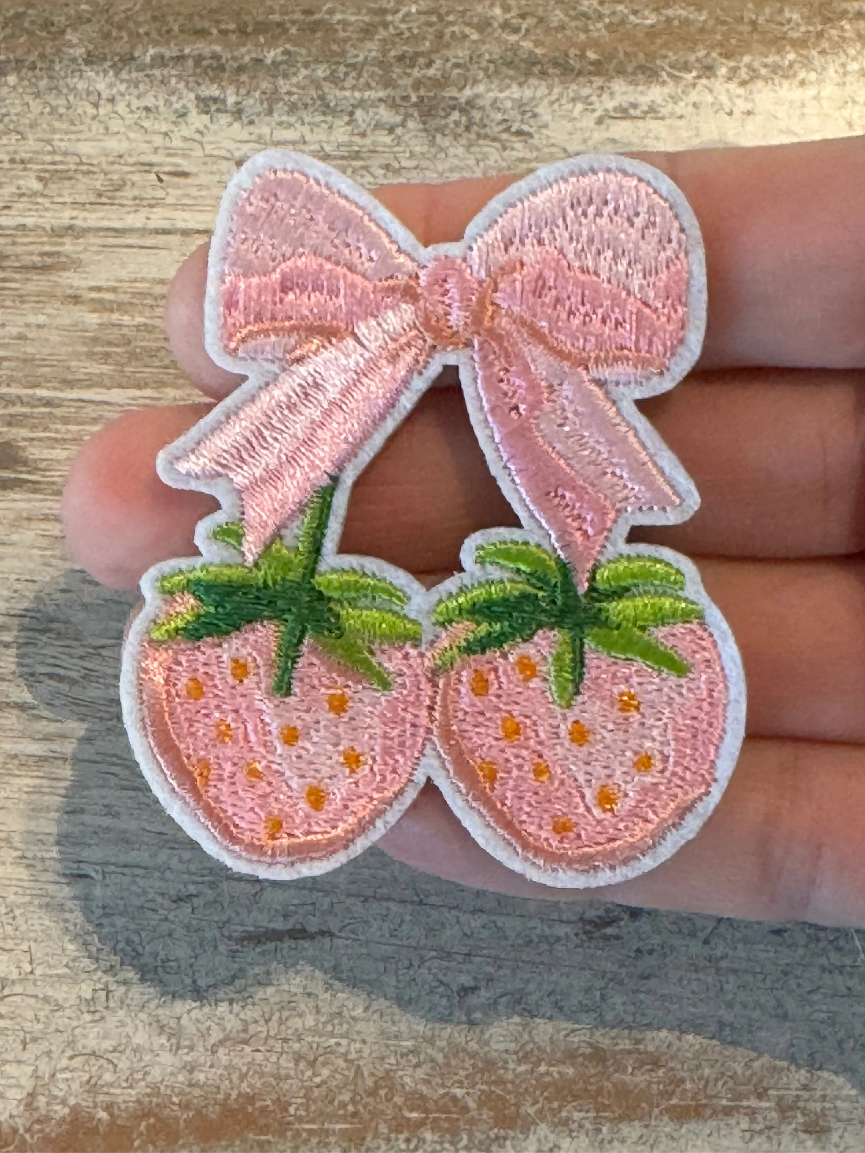 Strawberry Iron On Patches (Various Options)