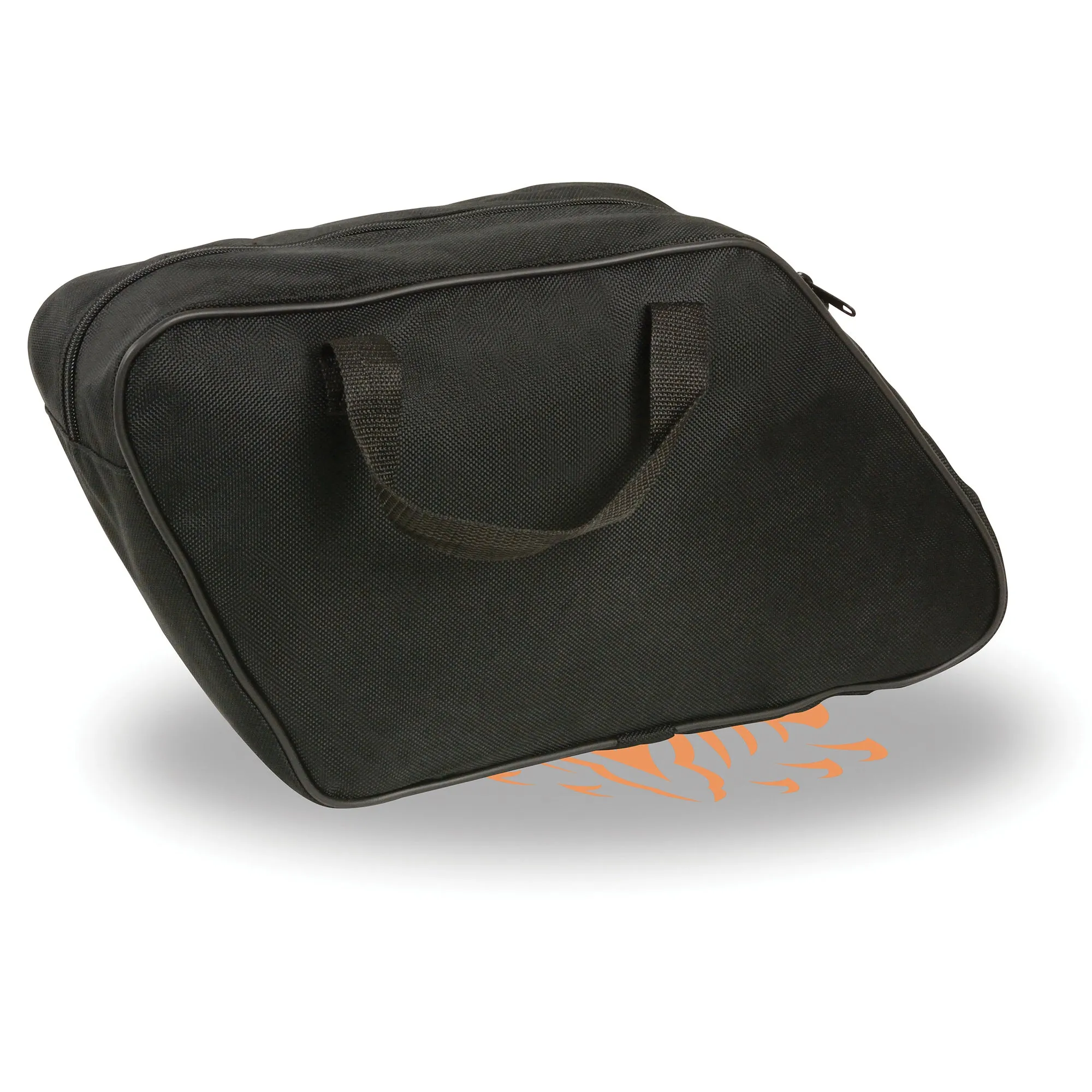 Textile Slant Saddle Bag Liner w/ Carry Handle (14x10x5)