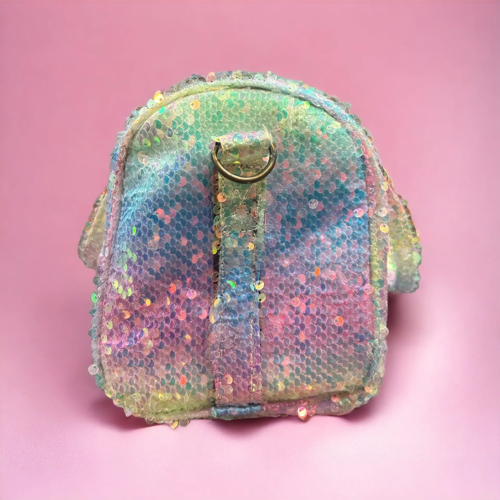 The Iridescent Sequin BeeKeeper Mini Carry All Handbag