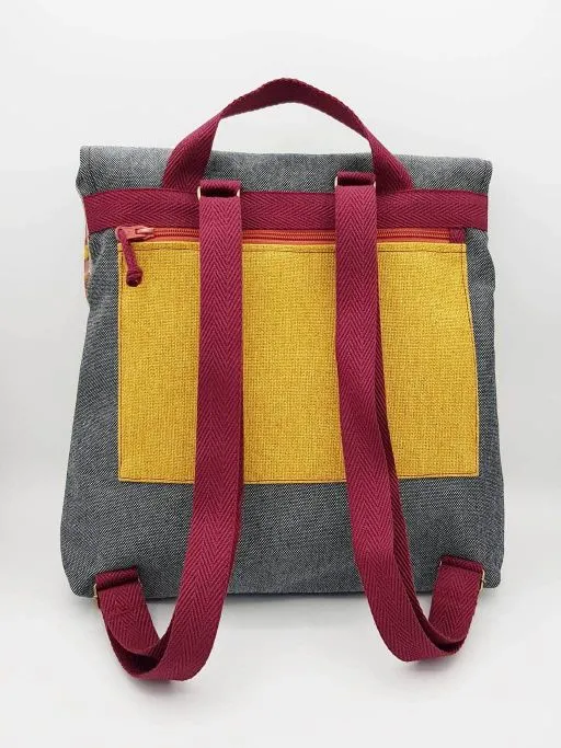 Upcycled Vegan Flap Backpacks by Numon In Various Colours