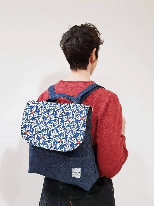 Upcycled Vegan Flap Backpacks by Numon In Various Colours