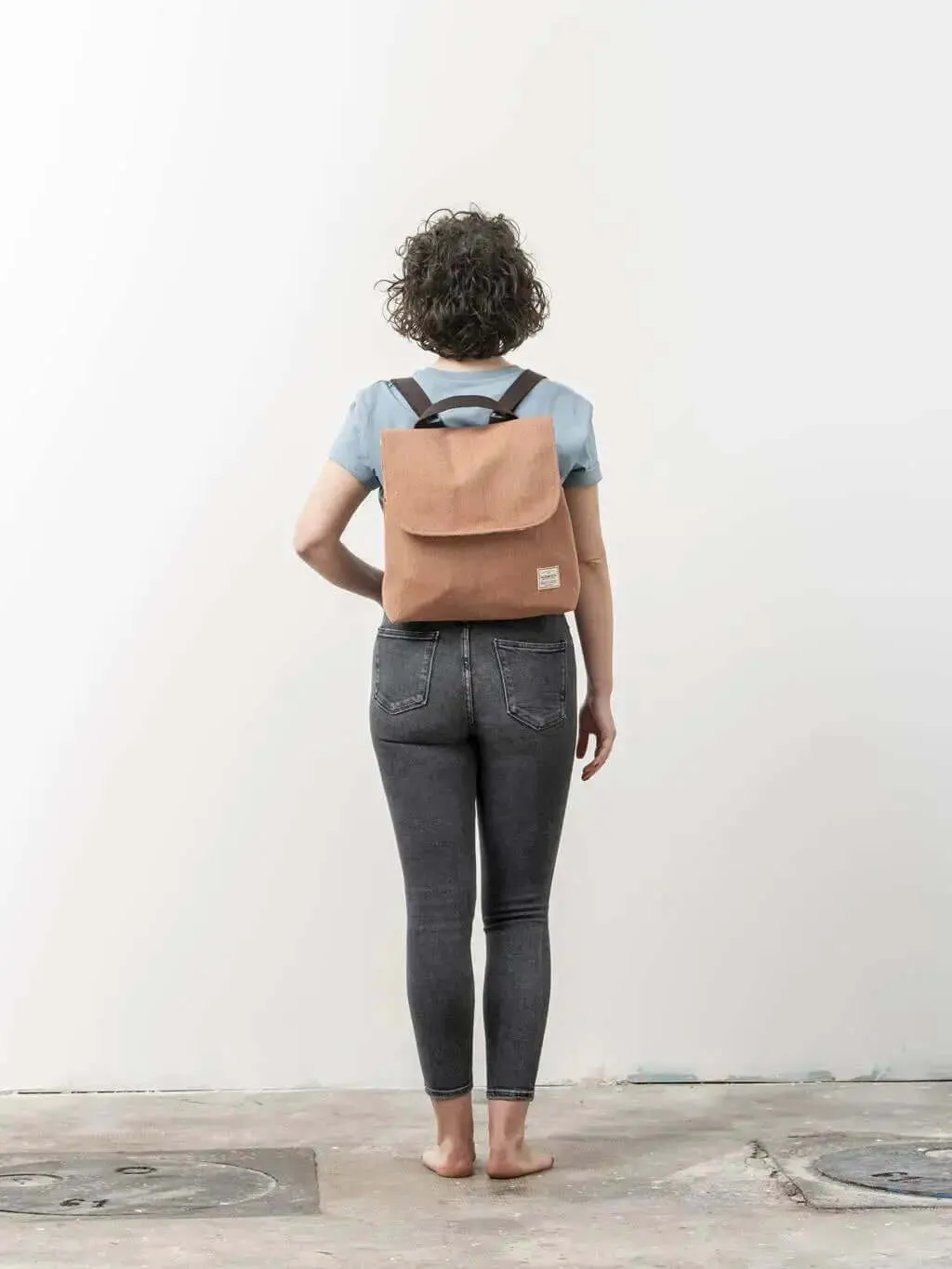 Upcycled Vegan Flap Backpacks by Numon In Various Colours