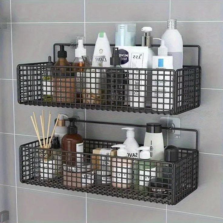 WALL MOUNTED STICKING STORAGE SHELF