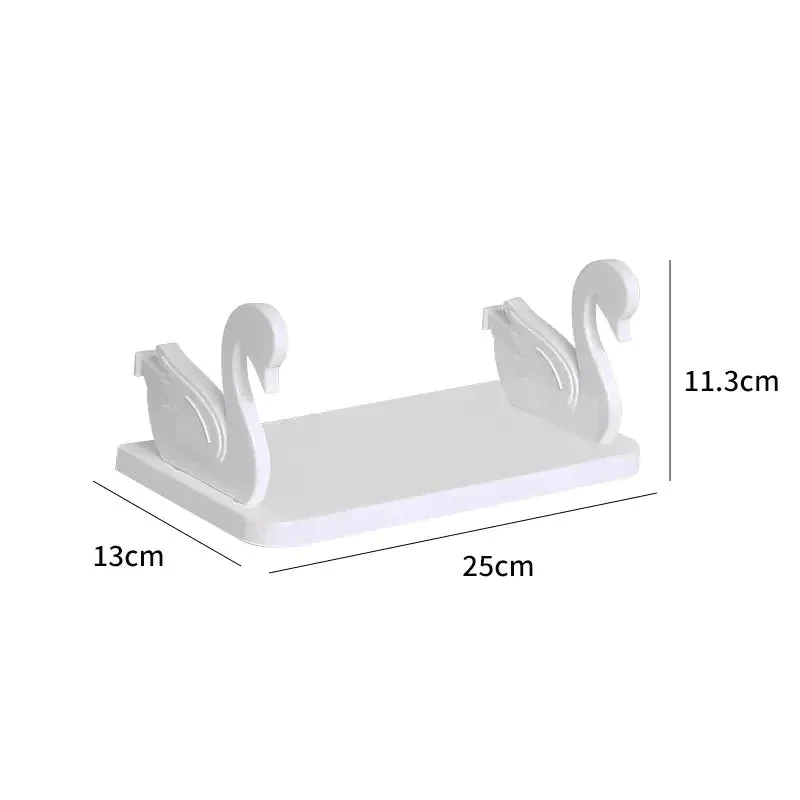 Wall Mounted Swan Storage Shelf Organizer